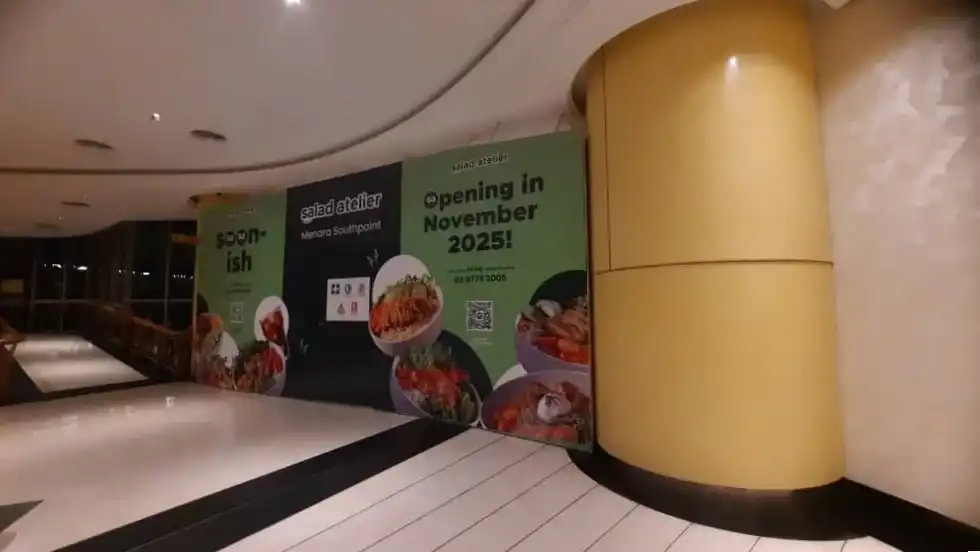 Hoarding, Visual & Glass Sticker, Salad Atelier, Southpoint Mid Valley