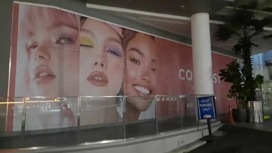 Hoarding Visual & Glass Sticker, The Colorist, Paradigm Mall