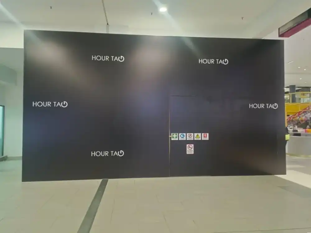 Hoarding & Visual, Hour Tag, KLIA2 Gateway