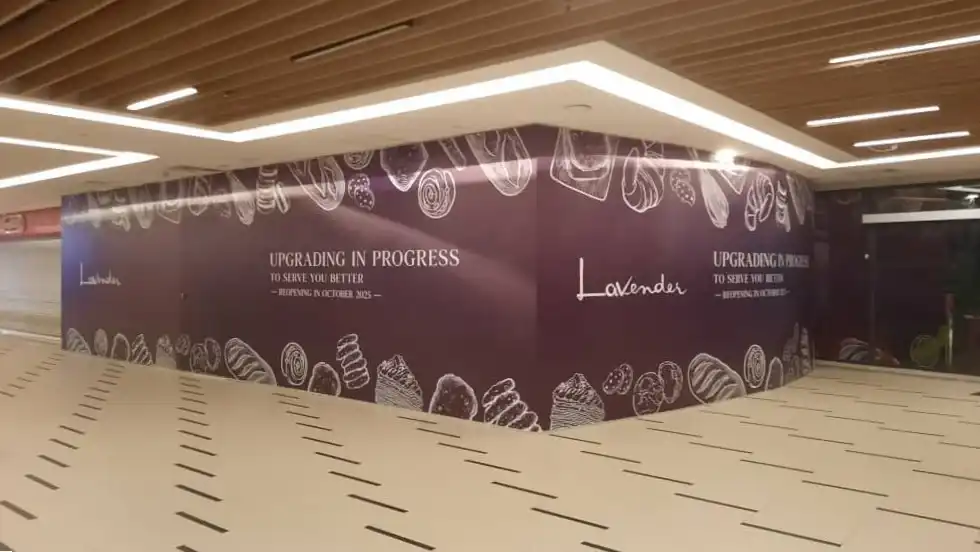 Hoarding & Visual (Indoor & Outdoor), Lavender, Sunway 163 Mall
