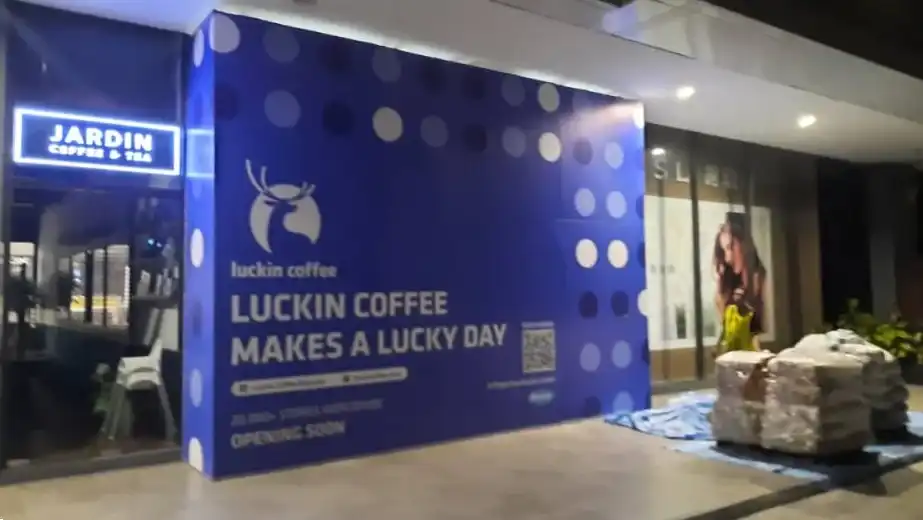Hoarding & Visual (Indoor & Outdoor), Luckin Coffee, Nu Empire