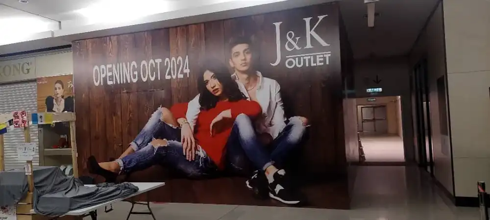 Hoarding & Visual, J&K Outlet, Paradigm Mall