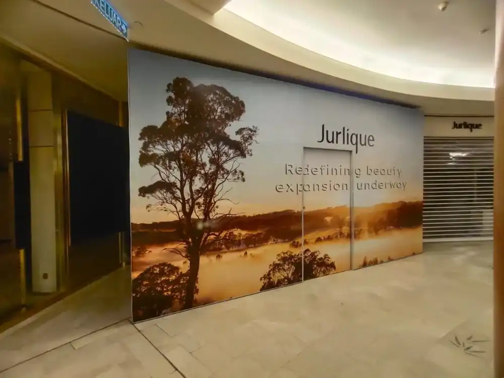 Hoarding & Visual, Jurlique, The Gardens