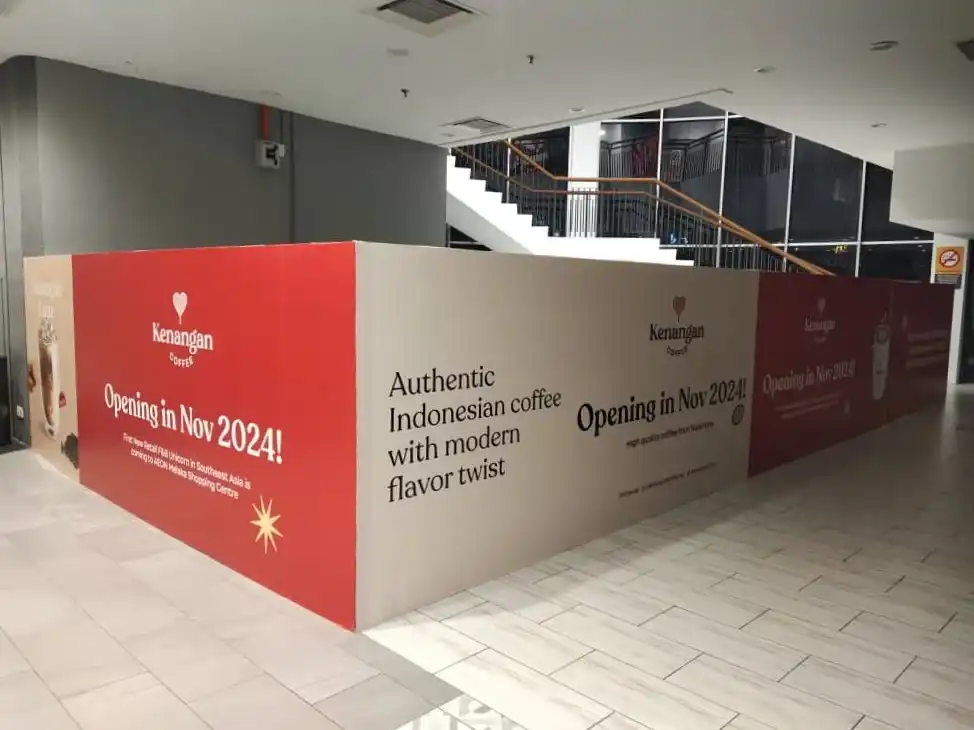 Hoarding & Visual, Kenangan Coffee, Aeon Ayer Keroh, Melaka 