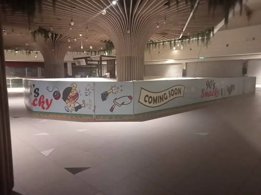 Hoarding & Visual (Kiosk), 90's Snacky, Central I-City