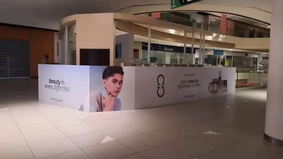 Hoarding and Visual (Kiosk), Alha Alfa Cosmetics, Central iCity