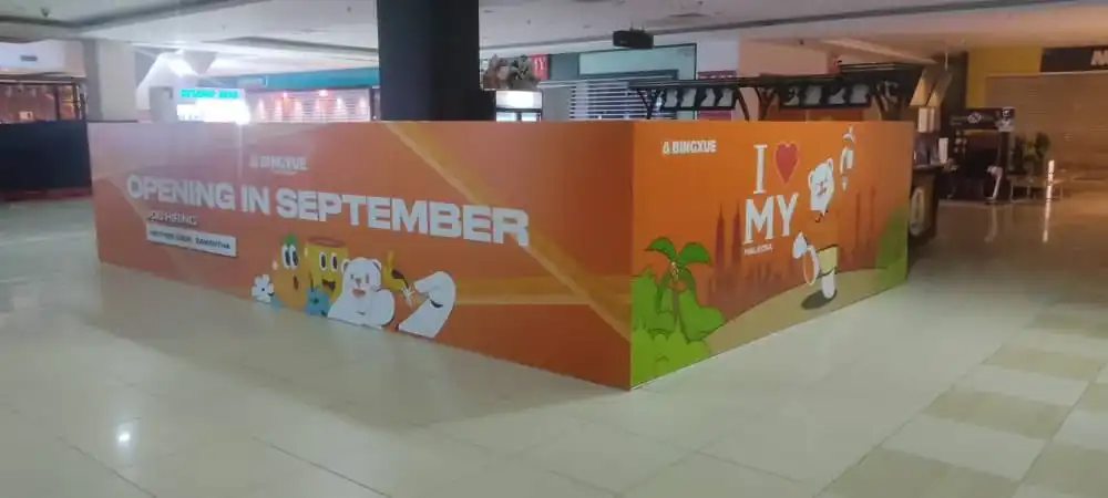 Hoarding & Visual (Kiosk), Bingxue, Dataran Pahlawan, Melaka