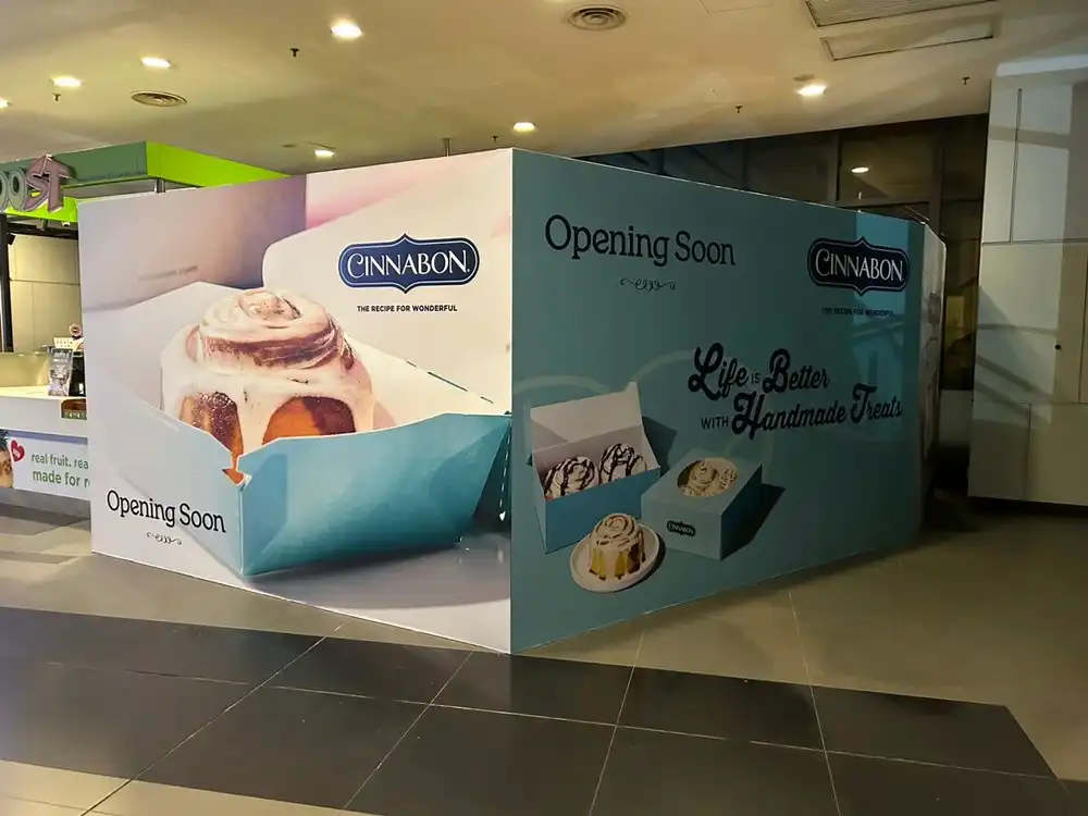 Hoarding & Visual (Kiosk), Cinnabon, Nu Sentral