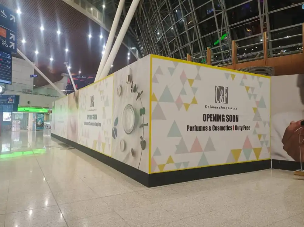 Hoarding & Visual (Kiosk), Colours & Fragrances (C&F), KLIA SAT (Satellite Building)