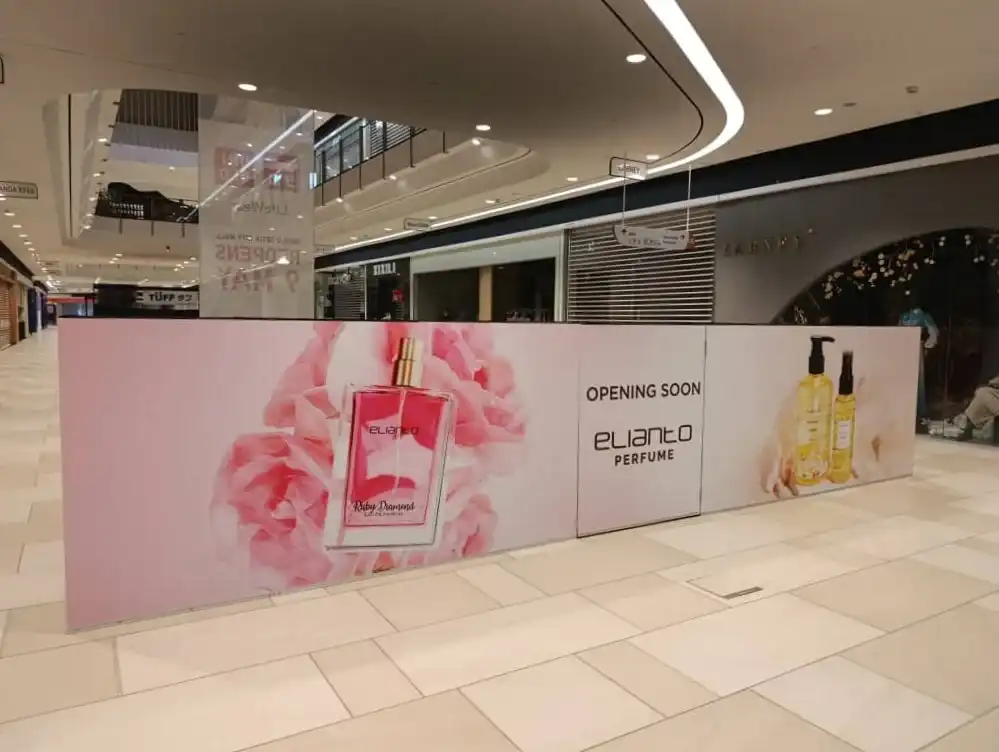 Hoarding & Visual (Kiosk), Elianto Perfume, Setia City Mall