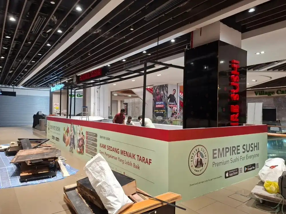 Hoarding & Visual (Kiosk), Empire Sushi, Melawati Mall