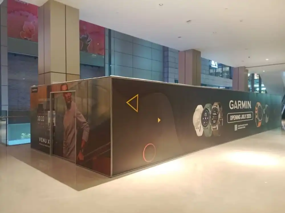 Hoarding & Visual (Kiosk), Garmin, Pavilion Elite