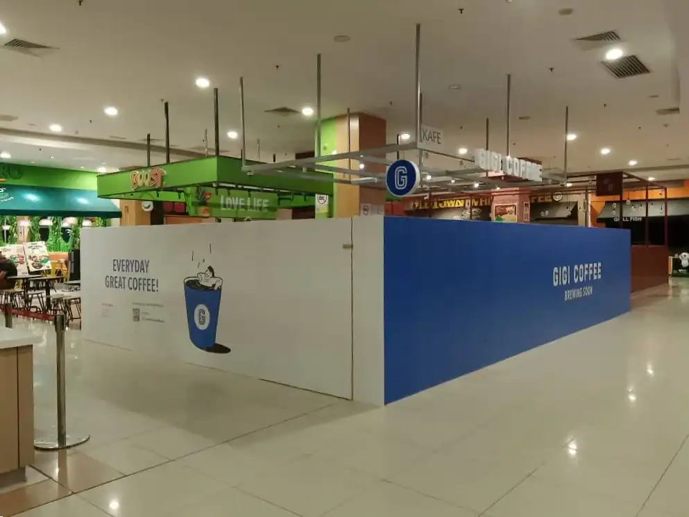 Hoarding & Visual (Kiosk), Gigi Coffee, Aeon Bandaraya Melaka