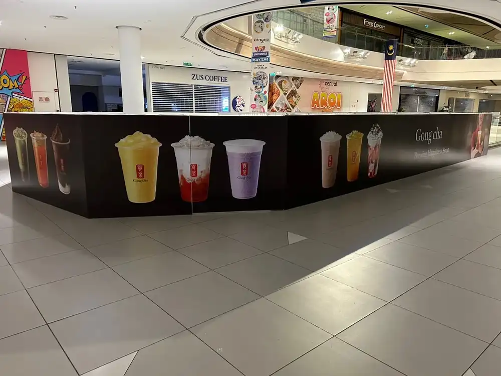Hoarding & Visual, Kiosk, Gong Cha, Central I-City