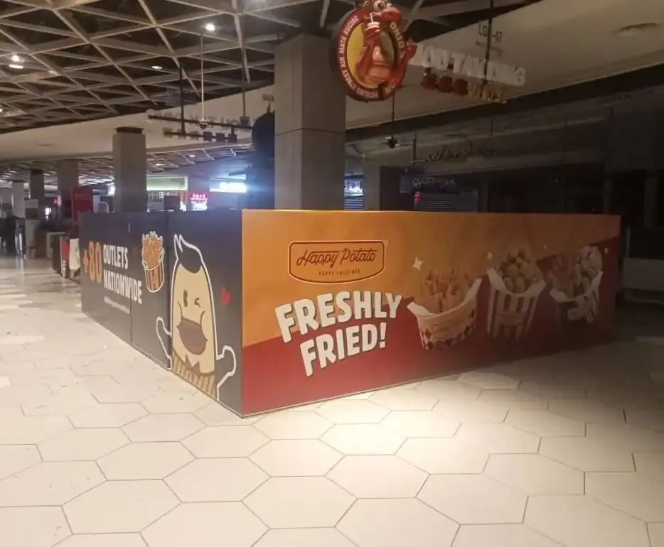 Hoarding & Visual (Kiosk), Happy Potato, Mid Valley