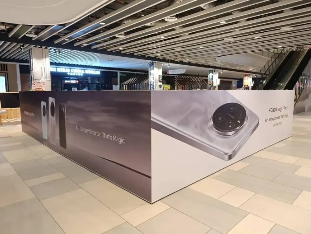 Hoarding & Visual (Kiosk), Honor, Setia City Mall