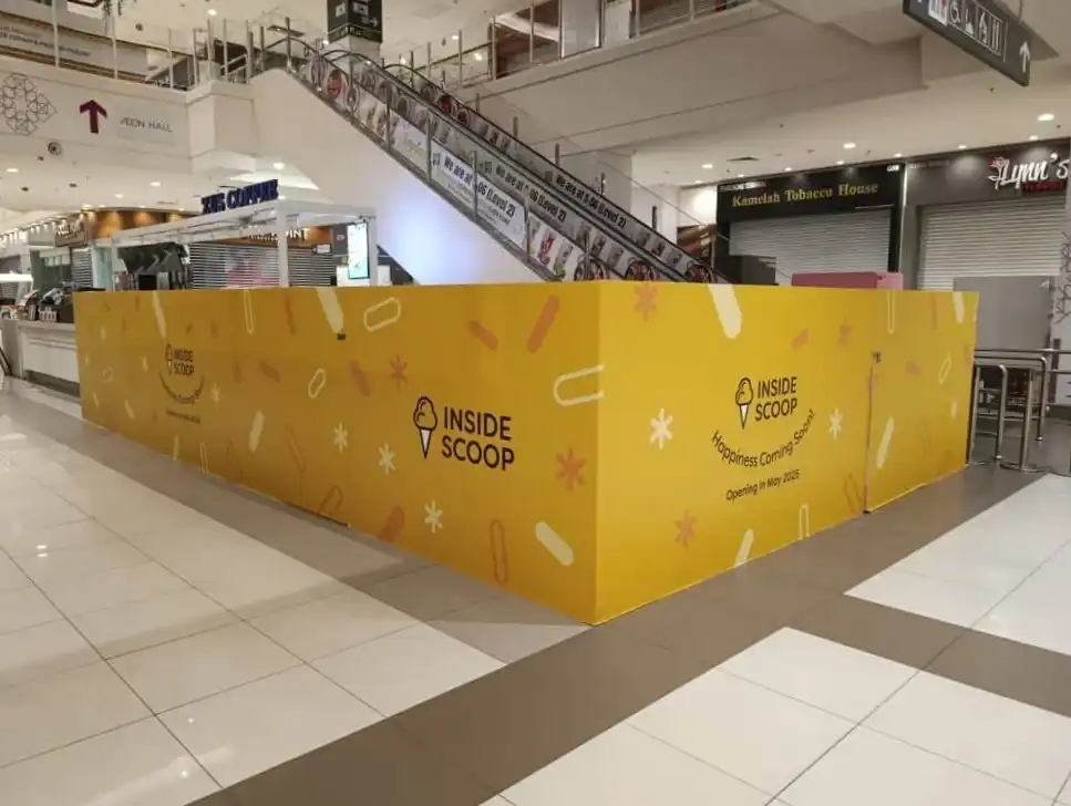 Hoarding & Visual (Kiosk), Inside Scoop, Aeon Shah Alam