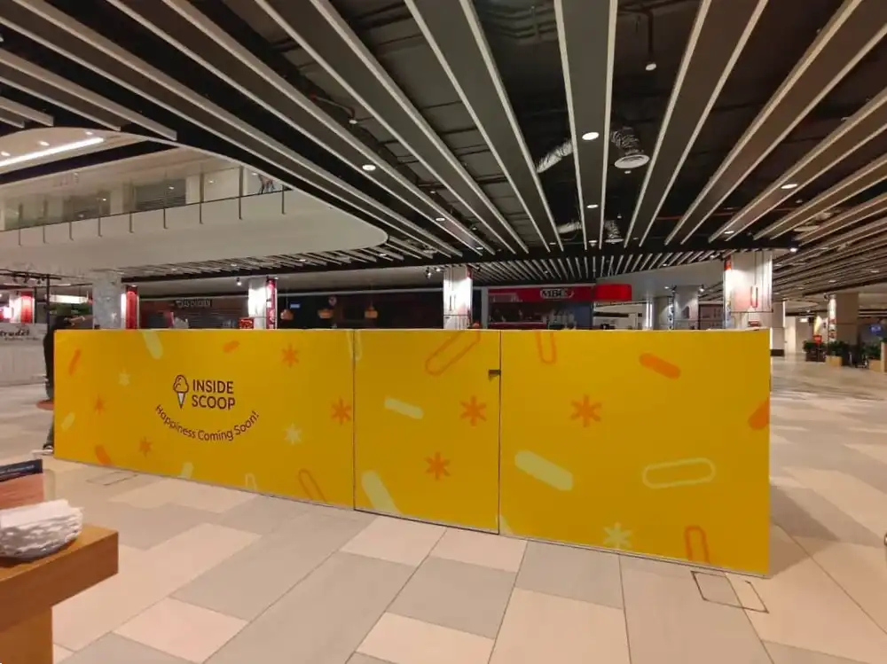 Hoarding & Visual (Kiosk), Inside Scoop, Setia City Mall