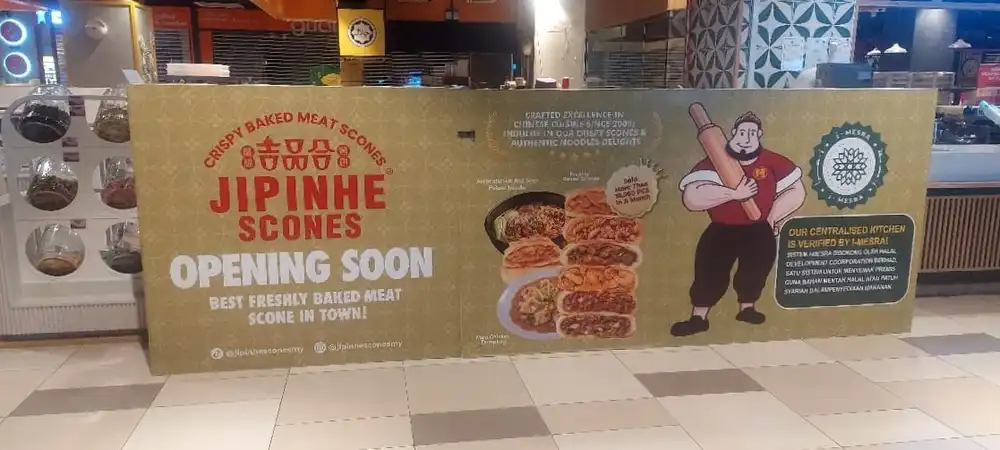 Hoarding & Visual (Kiosk), Jipinhe Scones, MyTown