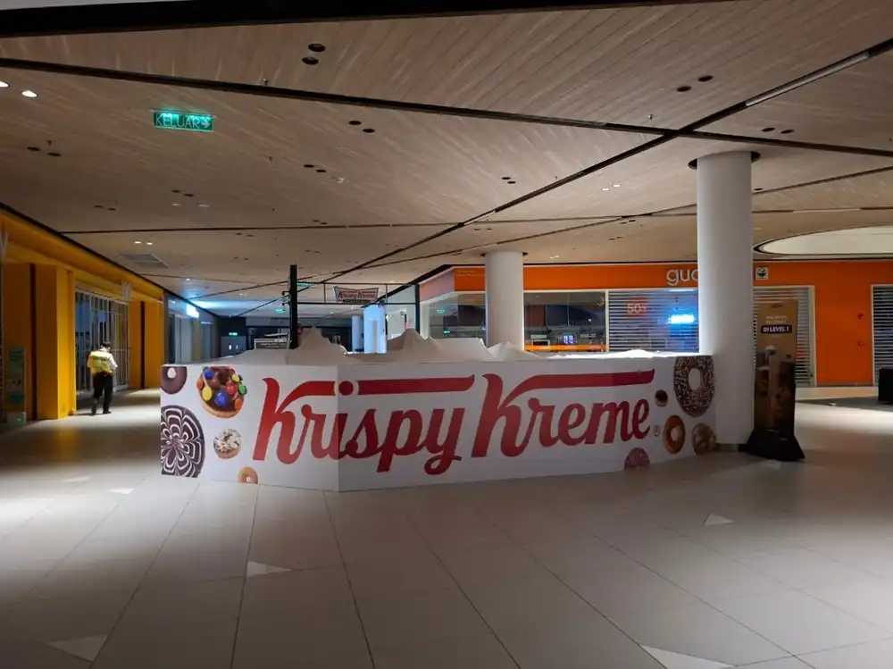 Hoarding & Visual (Kiosk), Krispy Kreme, Central Icity