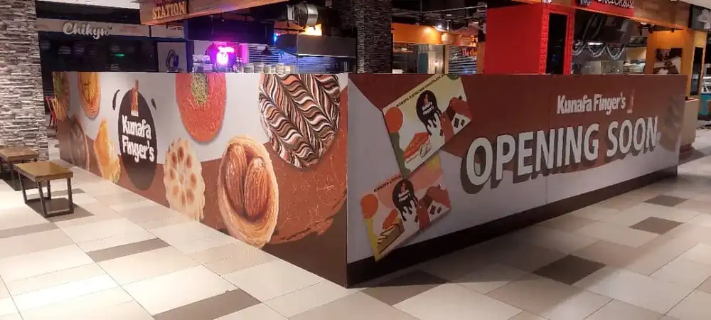 Hoarding & Visual (Kiosk), Kunafa Finger's, MyTown