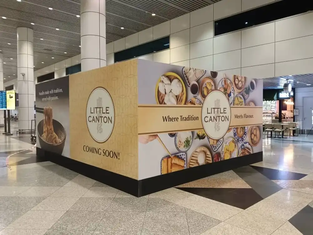 Hoarding & Visual, Kiosk, Little Canton, KLIA, Arrival Hall Main Terminal Building (MTB)