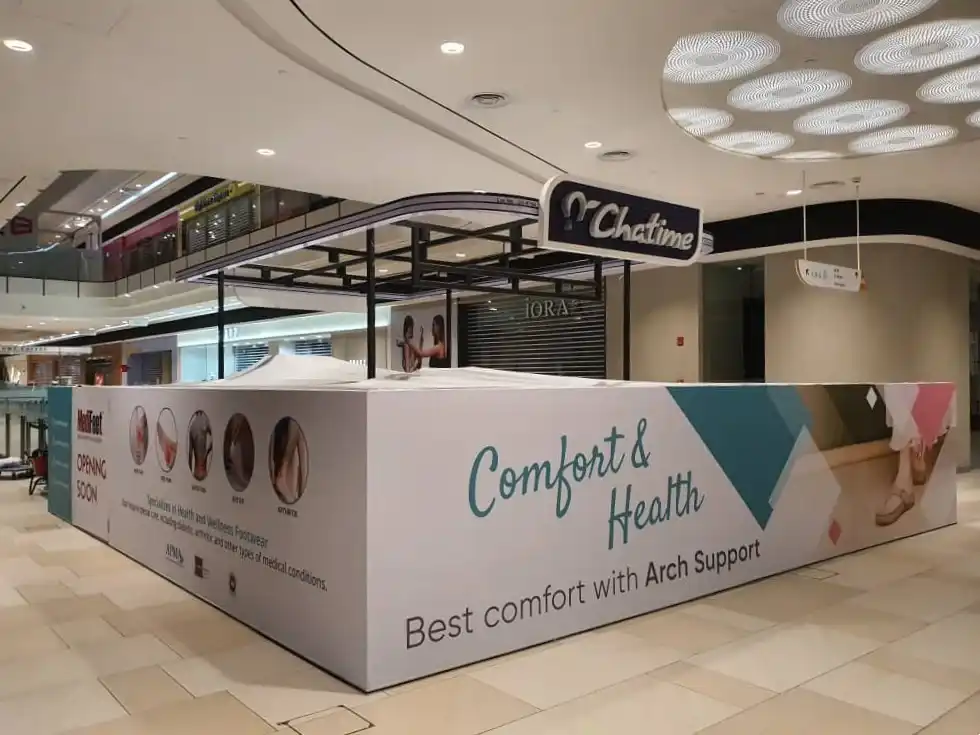 Hoarding & Visual (Kiosk), MediFeet, Setia City Mall
