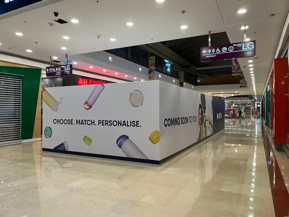 Hoarding, Visual & Top Fabric Cover (Kiosk), Montigo, Alamanda