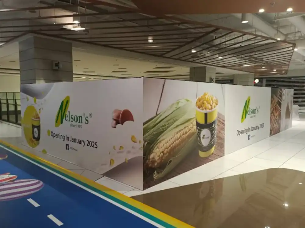 Hoarding & Visual (Kiosk), Nelson's, Aeon Maluri