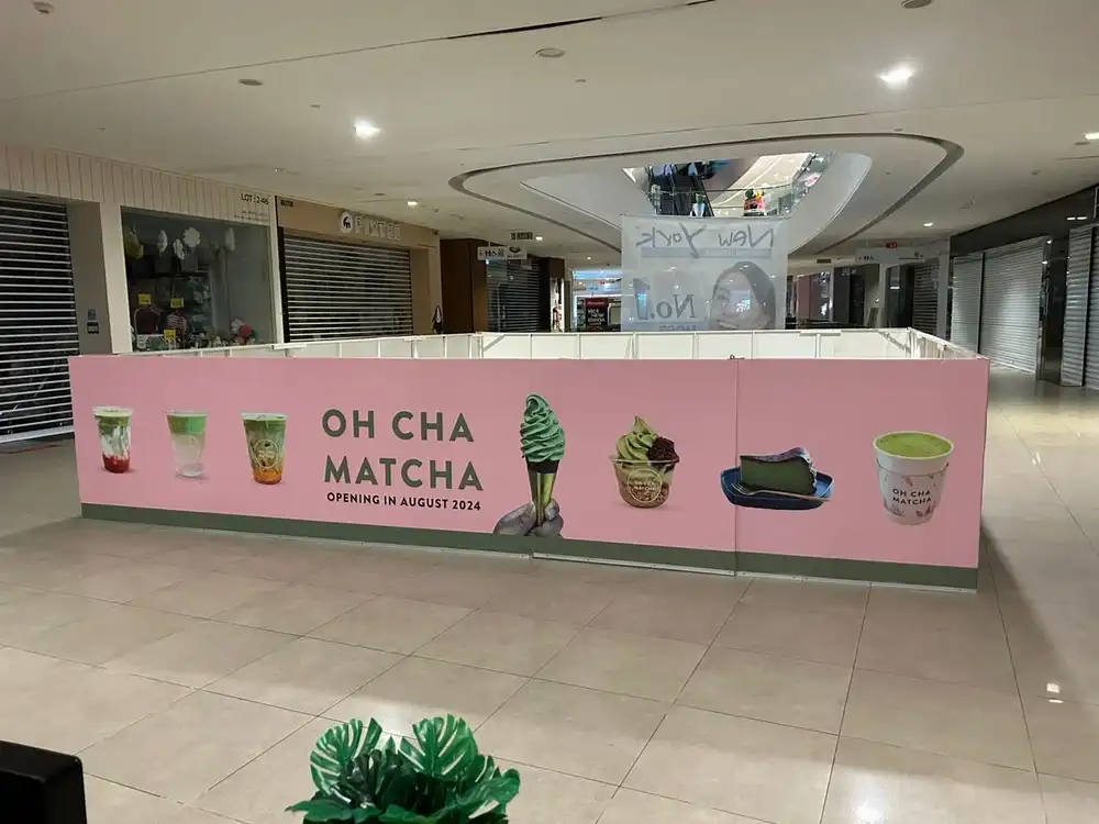 Hoarding & Visual (Kiosk), Oh Cha Matcha, Sunway Velocity