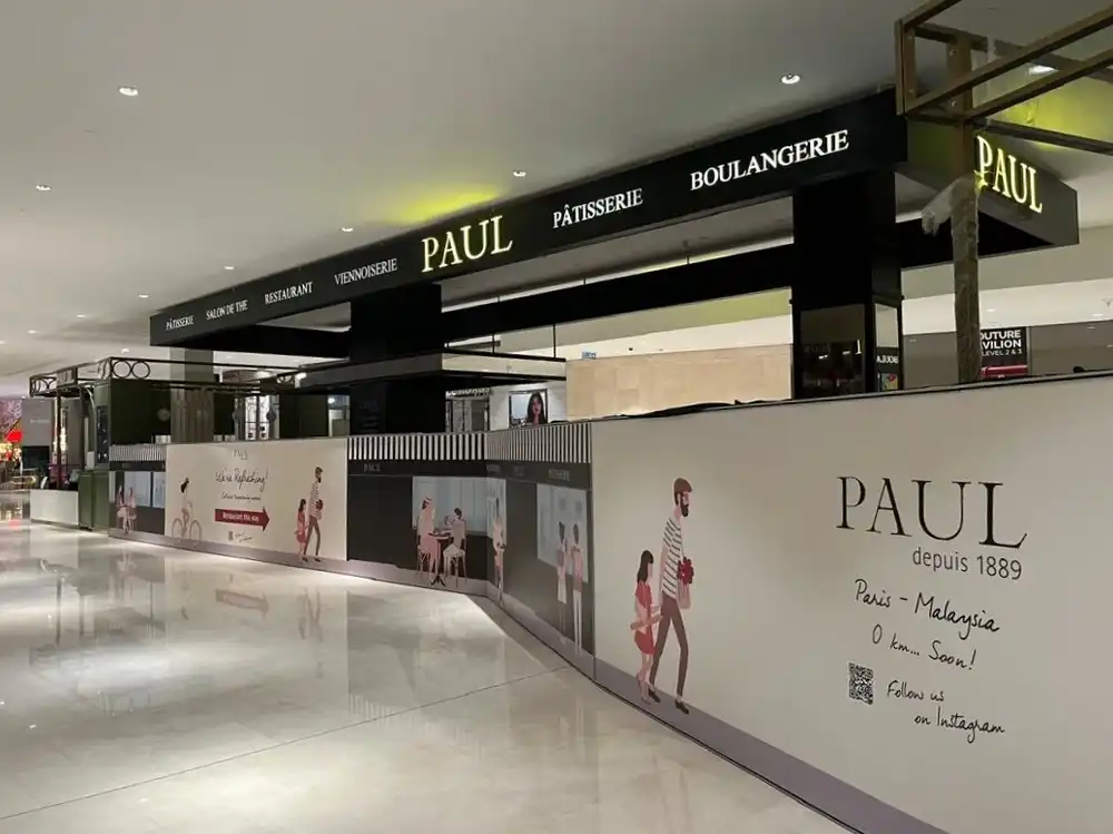 Hoarding & Visual (Kiosk), Paul Depuis 1889, Pavilion Kuala Lumpur