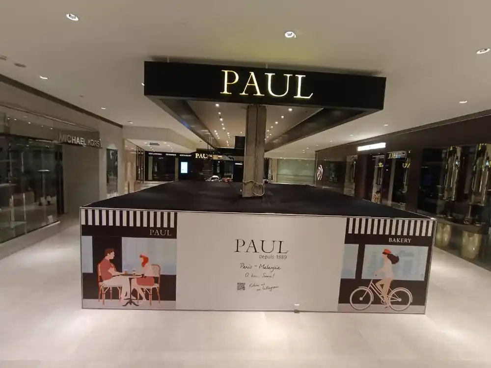 Hoarding & Visual (Kiosk), Paul Depuis 1889, Pavilion Kuala Lumpur