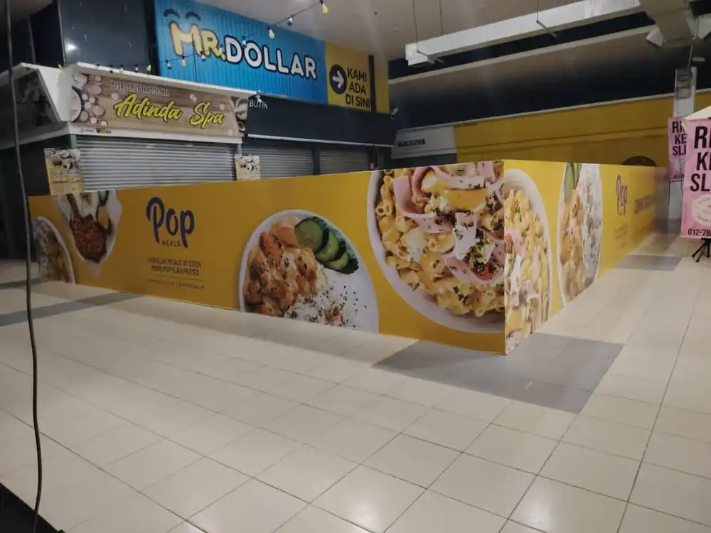 Hoarding & Visual (Kiosk), Pop Meals, KIP Kota Tinggi