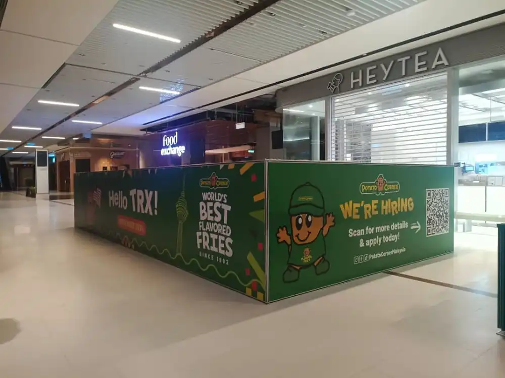 Hoarding & Visual (Kiosk), Potato Corner, TRX
