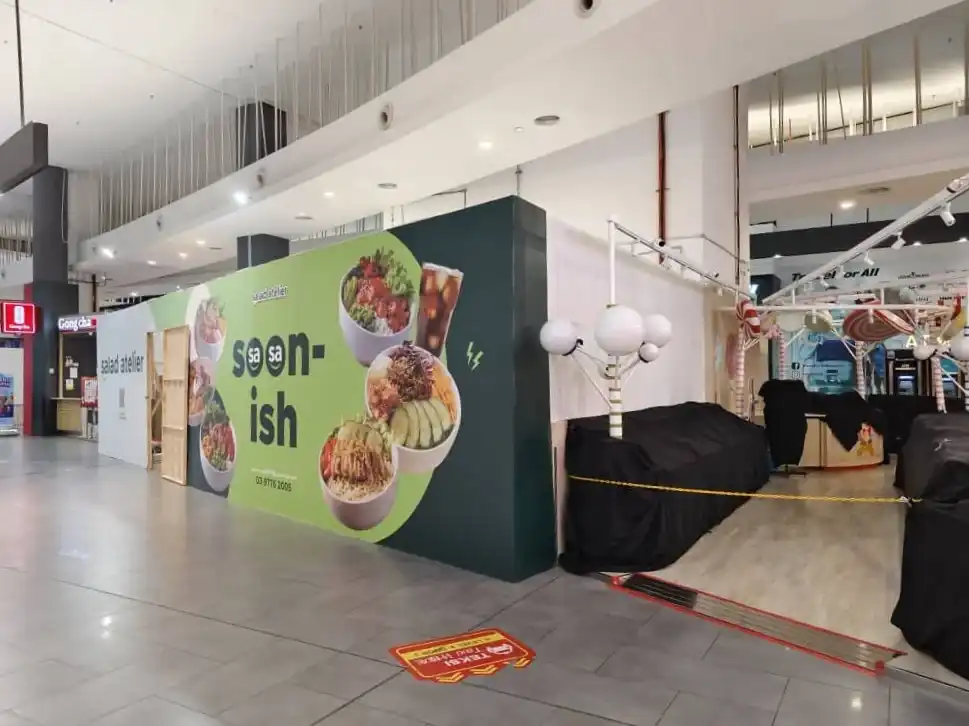 Hoarding & Visual (Kiosk), Salad Atelier, KLIA2 Gateway