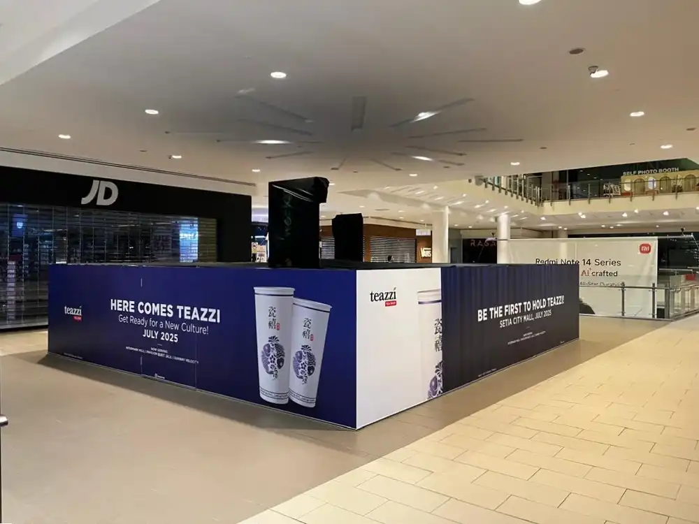 Hoarding & Visual (Kiosk), Teazzi, Setia City Mall
