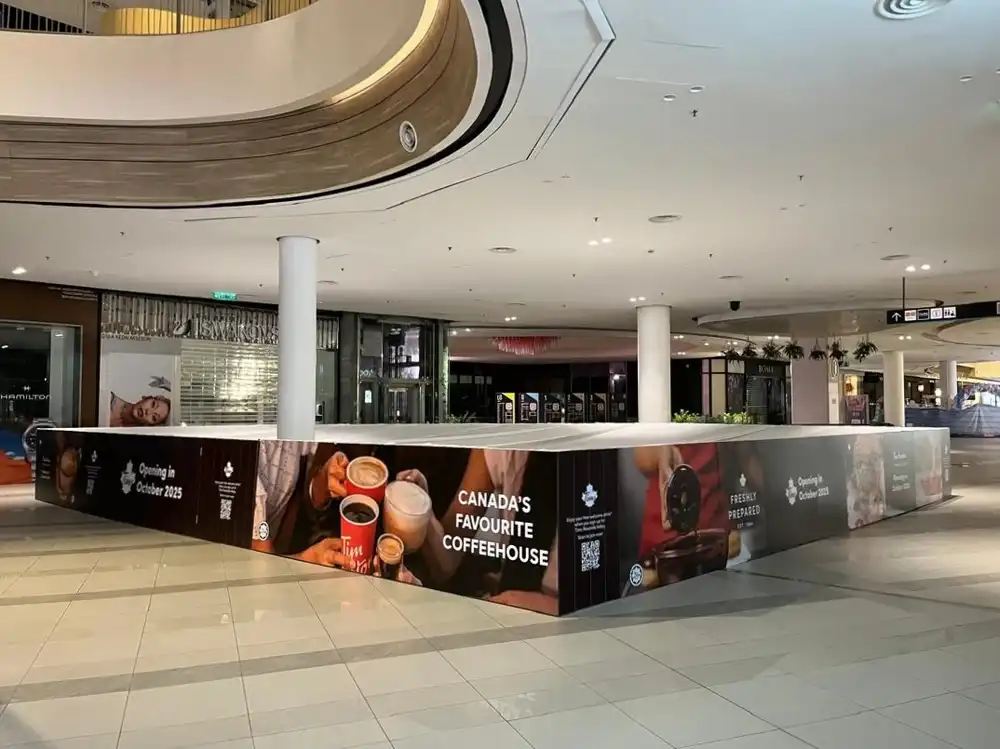Hoarding & Visual (Kiosk), Tim Hortons, Central Icity