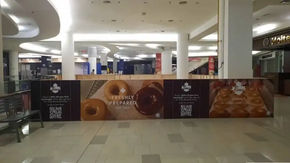 Hoarding & Visual (Kiosk), Tim Hortons, Paradigm Mall