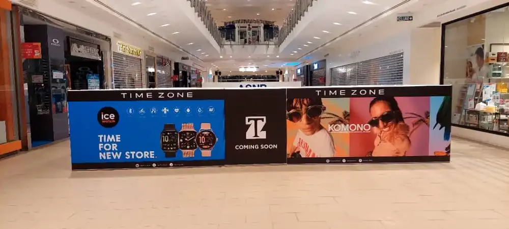 Hoarding & Visual, Kiosk, Time Zone, Setia City Mall
