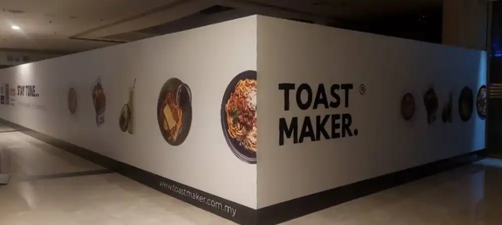 Hoarding & Visual (Kiosk), Toast Maker, The Curve