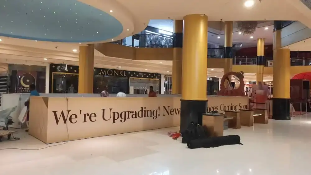 Hoarding & Visual (Kiosk), Upgrading Work, Sunway Pyramid
