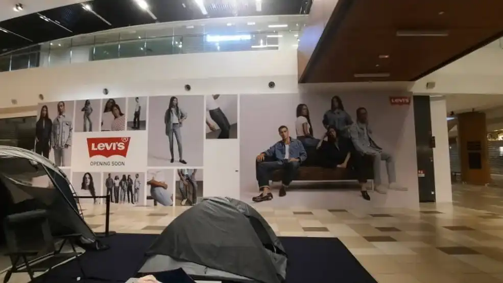 Hoarding & Visual, Levi's, MyTown