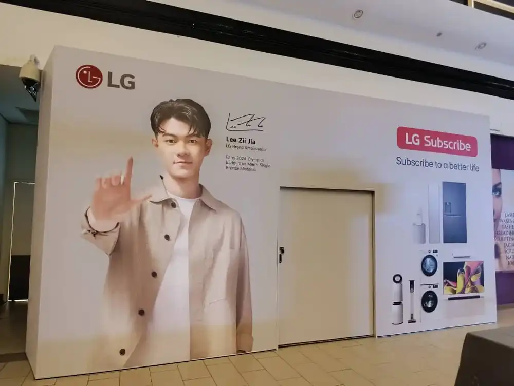 Hoarding & Visual, LG, Setia City Mall