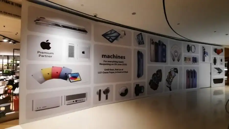 Hoarding & Visual, Machines, Sunway Pyramid