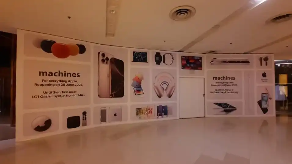 Hoarding & Visual, Machines, Sunway Pyramid
