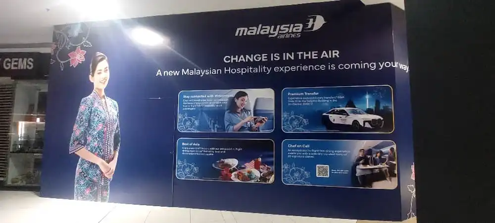 Hoarding & Visual, Malaysia Airlines, Nu Sentral
