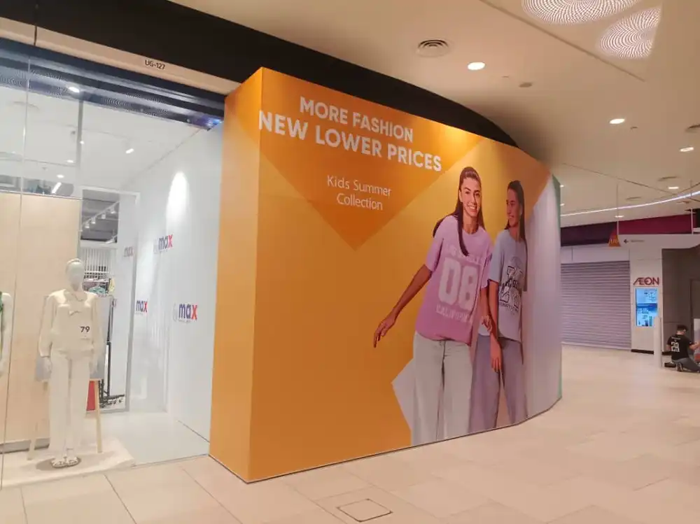 Hoarding & Visual, Max Fashion, Setia City Mall
