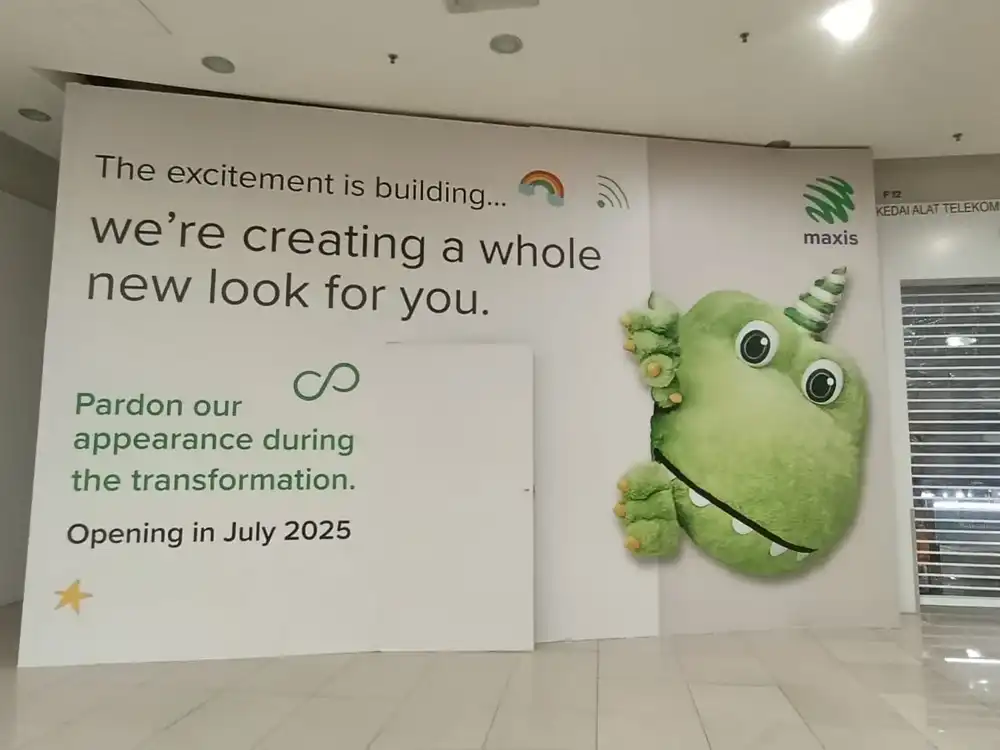 Hoarding & Visual, Maxis, Aeon Cheras Selatan