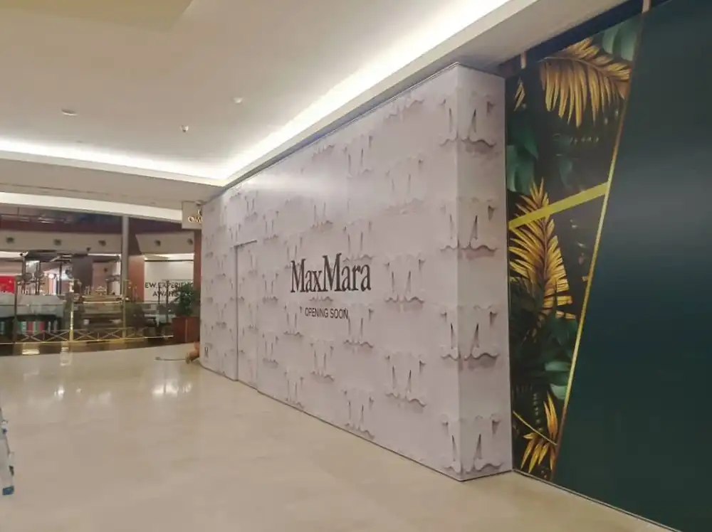 Hoarding & Visual, MaxMara, The Gardens 
