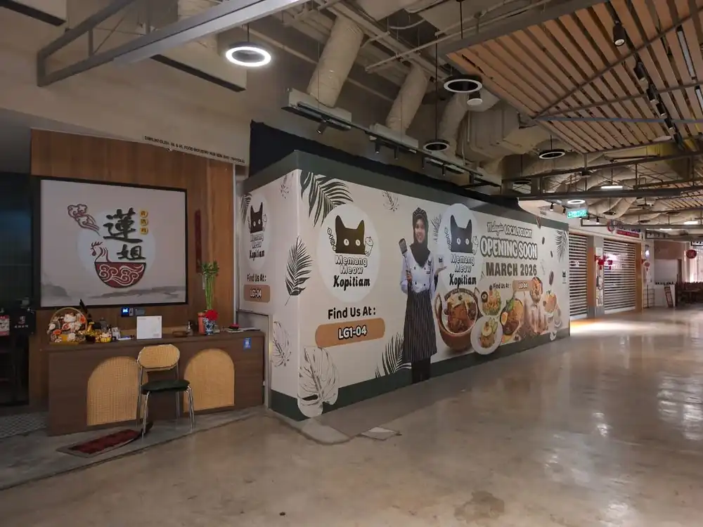 Hoarding & Visual, Memang Meow Kopitiam, Lalaport BBCC